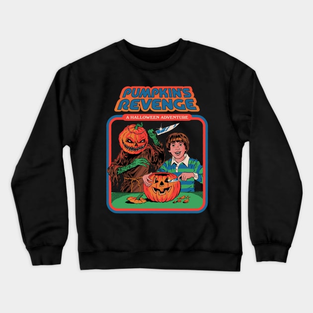 Pumpkin's Revenge Crewneck Sweatshirt by Steven Rhodes